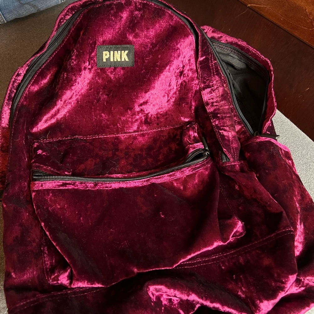 Victoria Secret PINK Velvet Campus Backpack